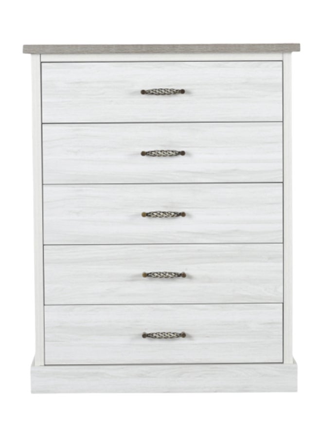 Home Box Angelic 5-Drawer Chest Of-Drawers Multicolour 90 x 115 x 45cm 