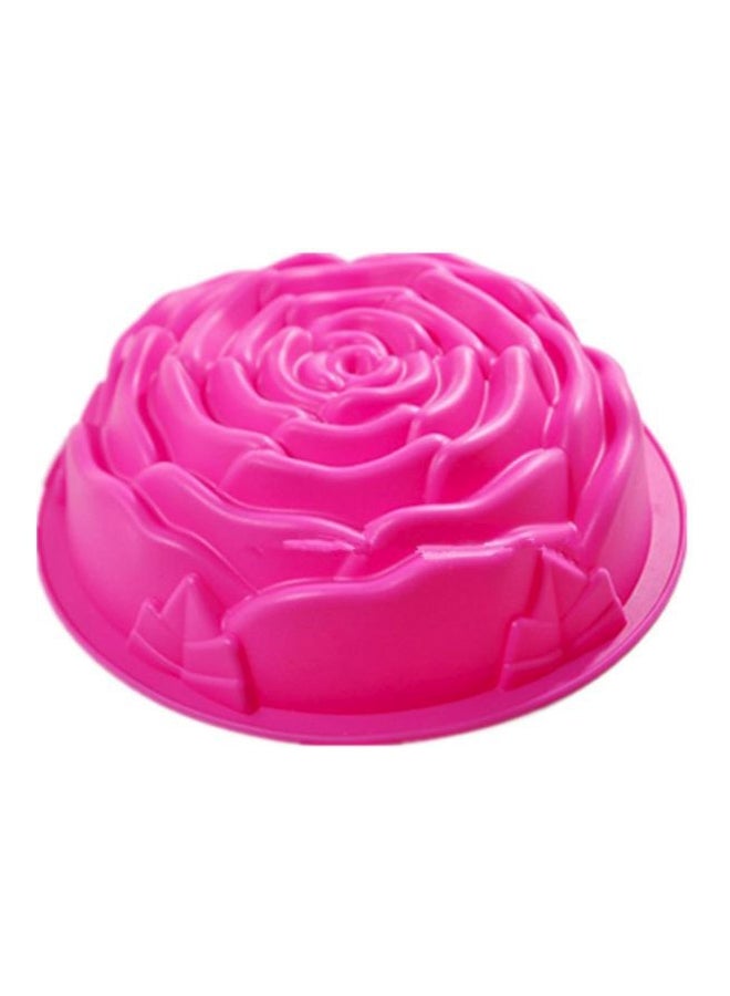 قالب تزيين كيك على شكل زهرة وردي