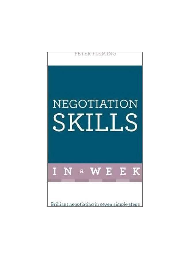 null - Negotiation Skills In A Week : Brilliant Negotiating In Seven Simple Steps paperback english - 5/3/2016 - Image 1
