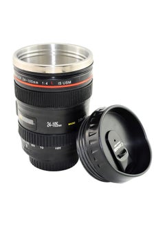 Camera Lens Coffee Mug Black 11.5x8.5cm