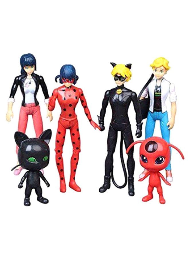 Generic - 6-Piece Miraculous Ladybug Action Figures - Image 1