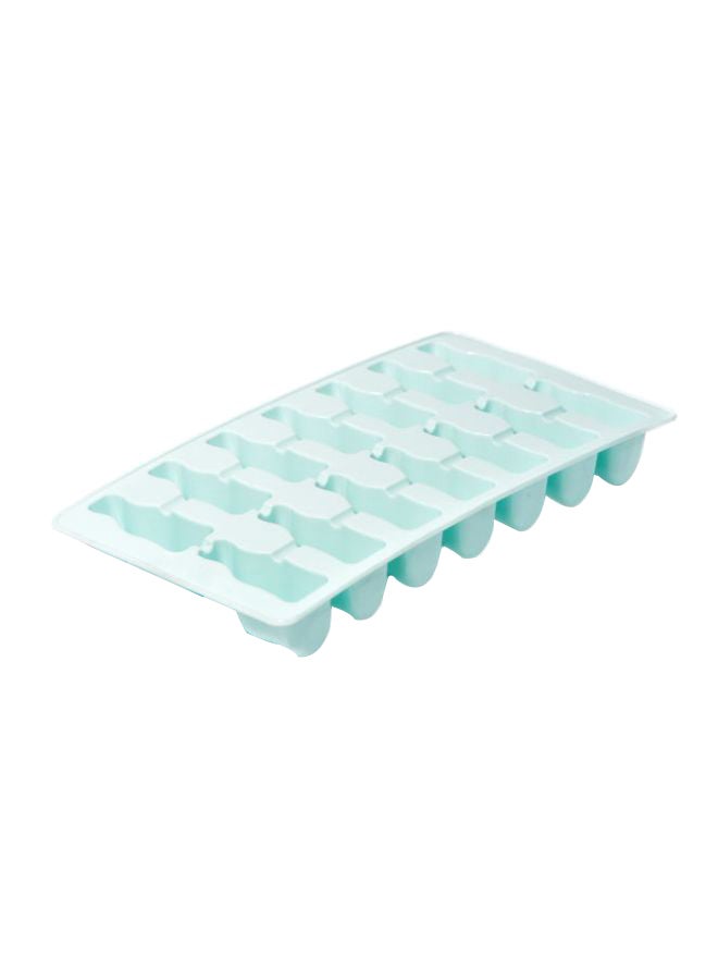 Bottle Shape Ice Cube Tray Blue 