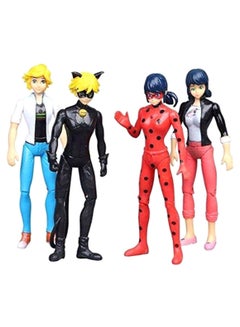 6-Piece Miraculous Ladybug Action Figures