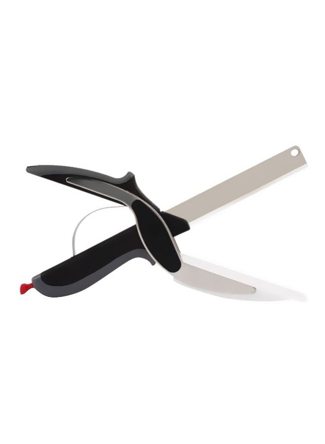 Plastic Kitchen Scissor Black/Silver - Image 1