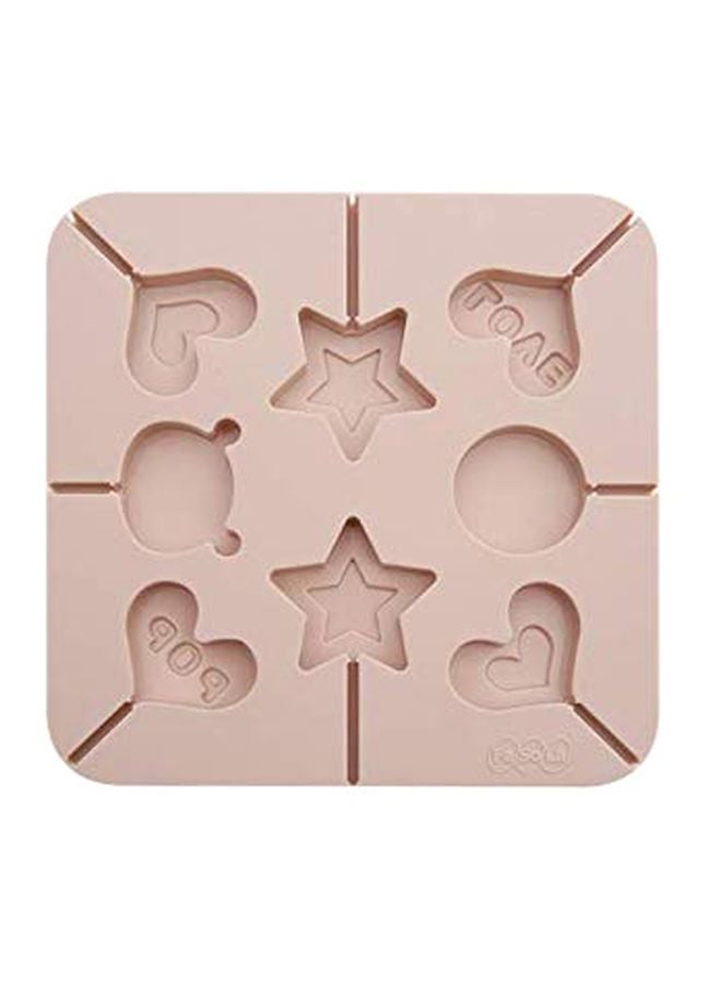 Lollipop Silicone Mold Beige 17.1x17.1x1.5cm  - Image 1