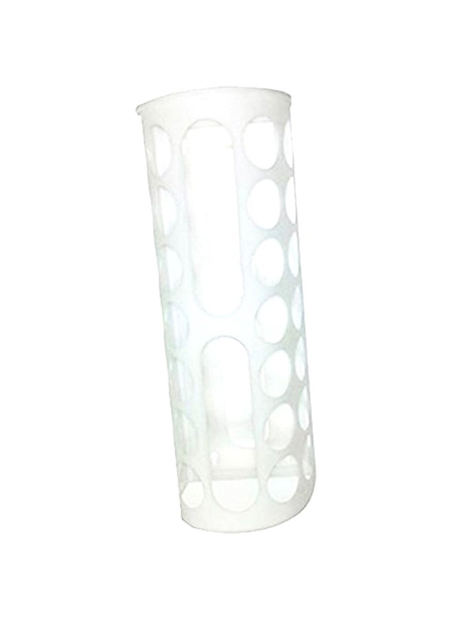 موزع أكياس بلاستيك أبيض 16x13x45سم  - Image 1