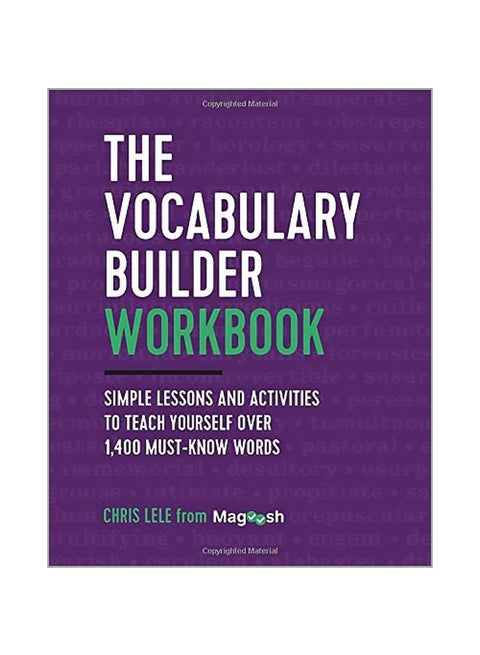 The Vocabulary Builder Workbook Paperback English by Chris Lele - 43179