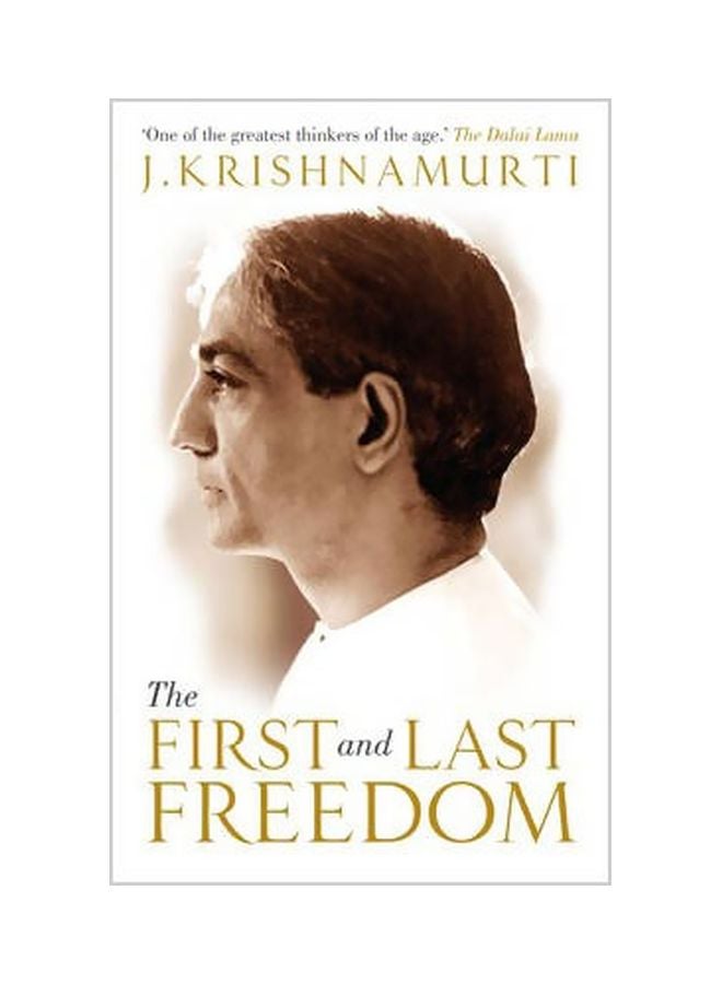 The First And Last Freedom Paperback English by J. Krishnamurti - 8/1/2013 