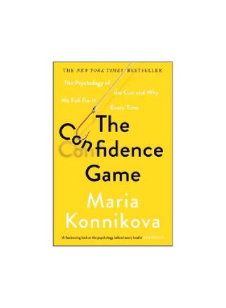 The Confidence Game Paperback English by Maria Konnikova - 1/19/2017 - v1561576968/N27254311A_1