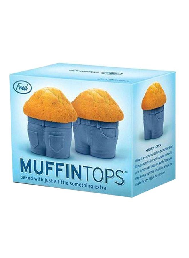 Fred 4-Piece Muffin Tops Baking Cup Blue  - Image 1