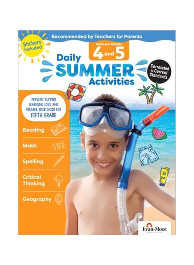 Daily Summer Activities : Between Grades 4 And 5 Paperback English by Jill Norris - 1/1/2018
