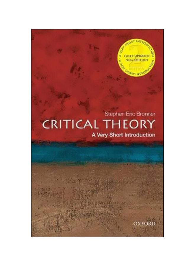 Critical Theory: A Very Short Introduction paperback english - 10/20/2017 