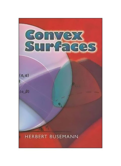 Convex Surfaces paperback english - 2/4/2008