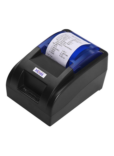 Portable Thermal Receipt Printer 18.5 x 13.0 x 11.2centimeter Black/Blue