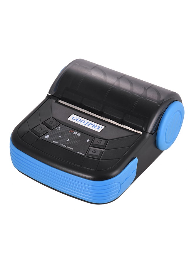 GOOJPRT Bluetooth Thermal Printer 15.0 x 13.7 x 8.3centimeter Black/Blue - Image 1