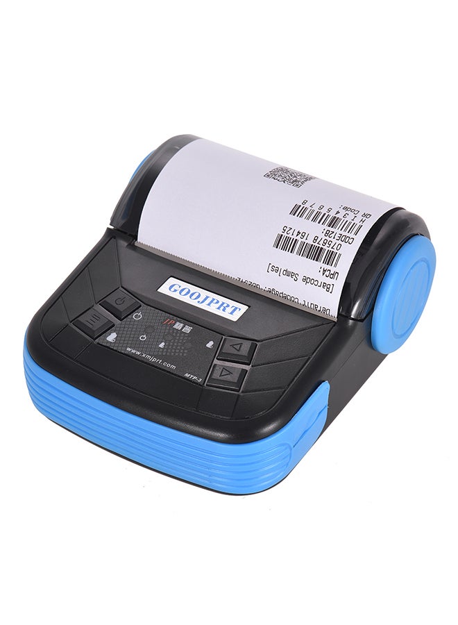 GOOJPRT Bluetooth Thermal Printer 15.0 x 13.7 x 8.3centimeter Black/Blue - Image 2