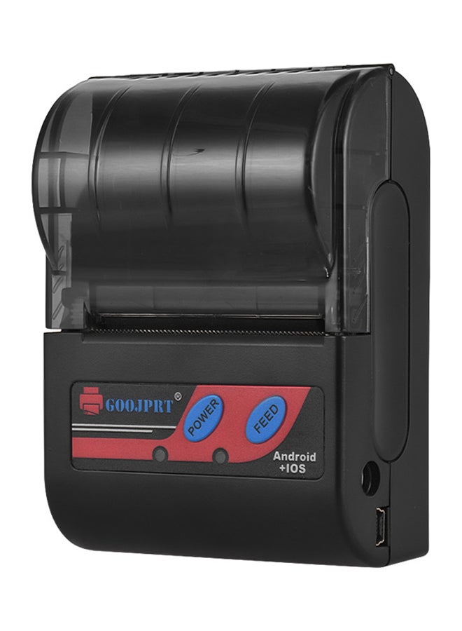 MTP-II Mini Handheld Bluetooth Thermal Printer Black