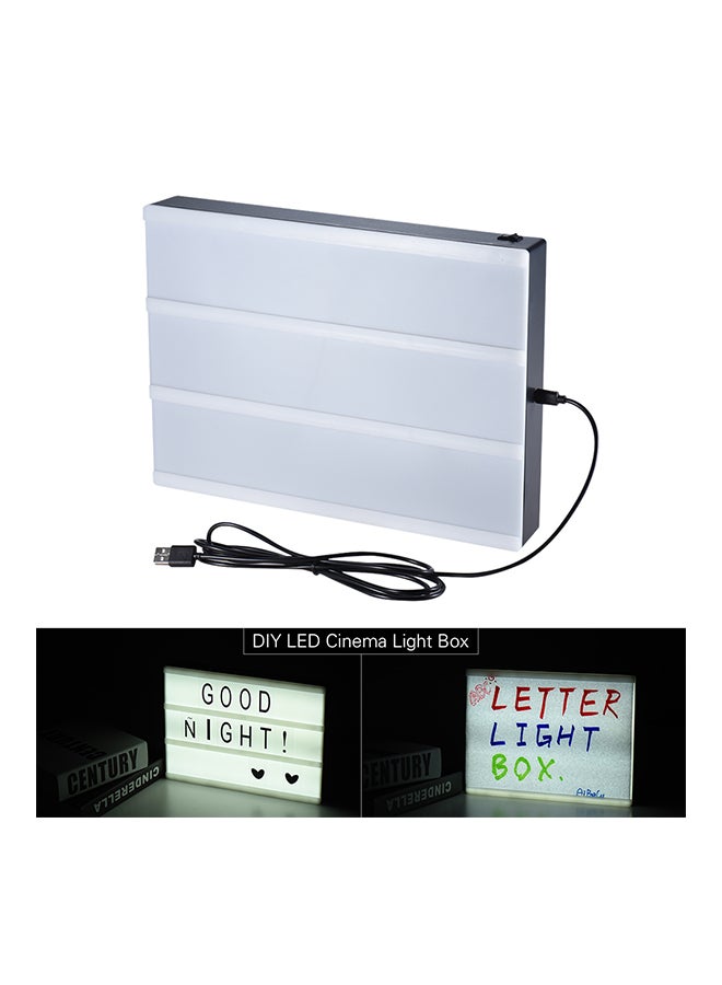 LED Cinema Message Board Light Box White/Black - Image 2