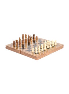 Generic 3-In-1 Folding Wooden Wood Chess Set  - Image 1