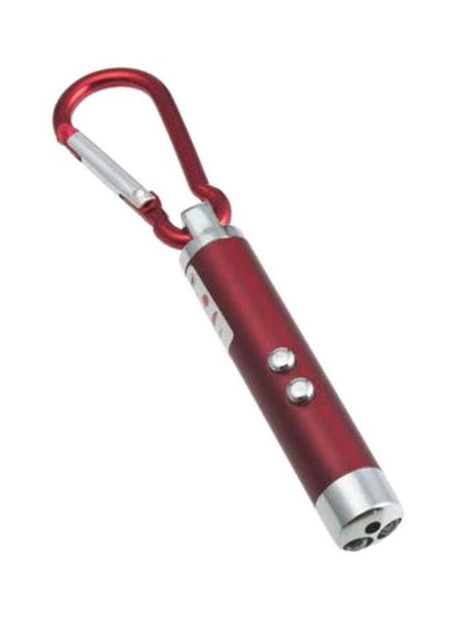 لعبة شيقة لمؤشر ليزر وكشاف ليد على شكل ميدالية