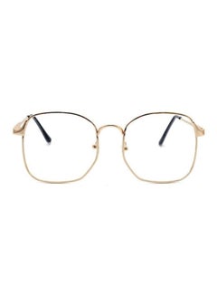 Fashion Preppy Style Gold Big Frames Flat Light Eyeglasses