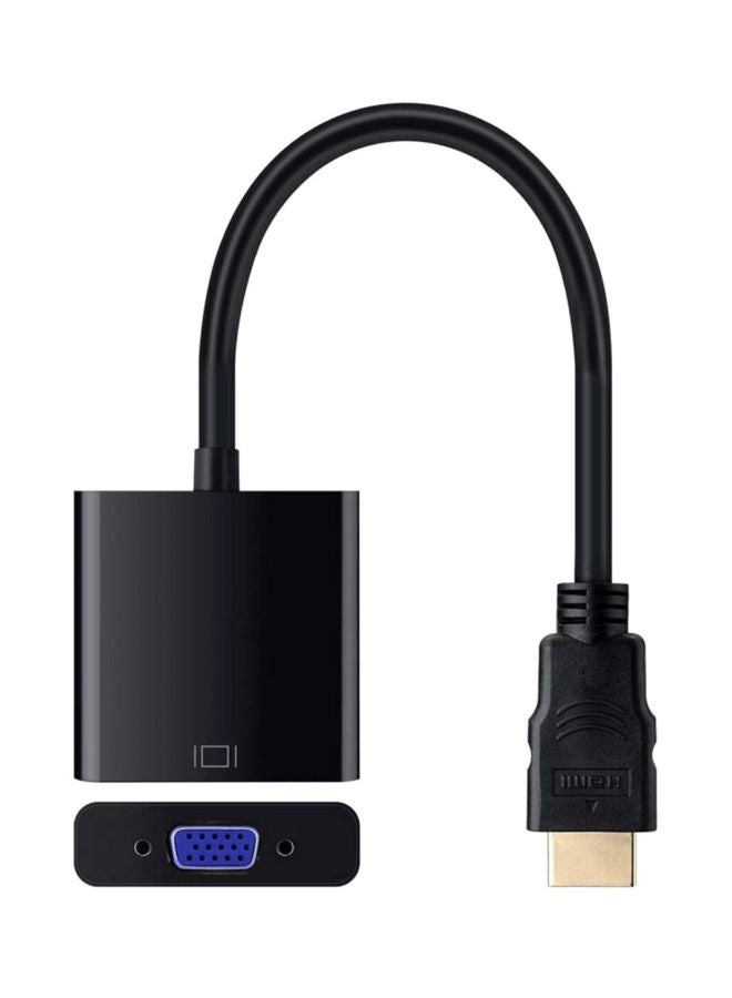 موصل محول من HDMI إلى VGA أسود - Image 2