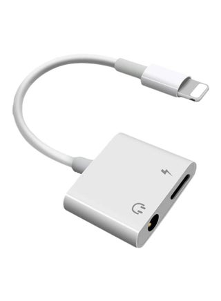 iPhone 7/8/X Lightning to 3.5mm Headphone Jack Adapter, Audio and Charge Converter for Iphone White - v1561632453/N23452237A_1