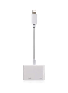 Lightning to HDMI HD Converter White