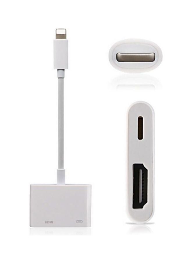 Generic - Lightning to HDMI HD Converter White - Image 1