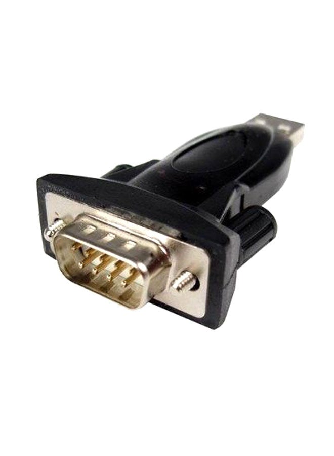 Generic USB 2.0 To Serial Converter Black/Silver  - Image 1