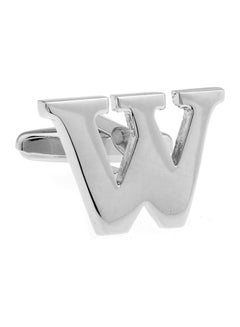Efashion Metal Letter W Shaped Cufflinks  - Image 2
