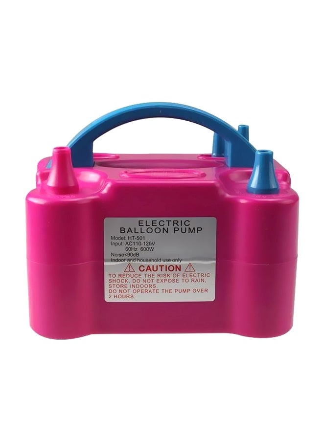 Heavy Duty Balloons Blowing Machine Pink 