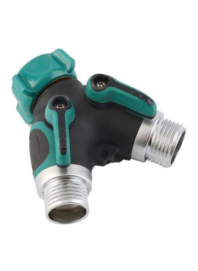 Generic Y-Shaped Hose Splitter Black/Grey/Green 