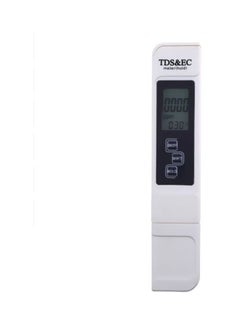 Digital TDS Meter White/Black 154x30x14mm