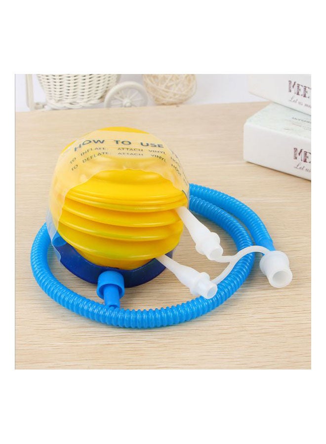 Bellows Inflatable Mattress Bed Foot Air Pump Yellow/Blue/White - Image 2