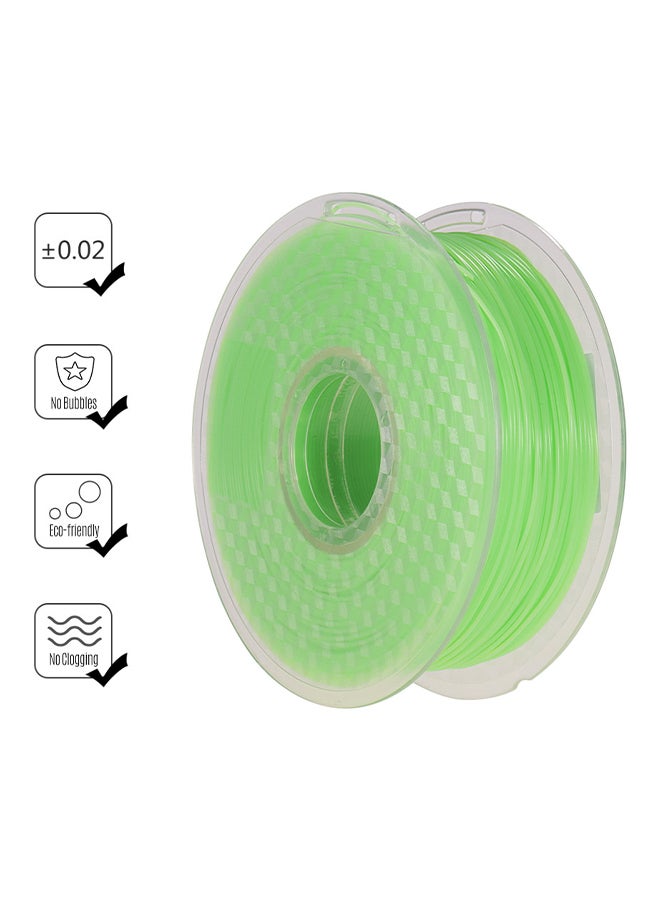 Sunlight/UV Light Color Changing 3D Printer Filament Green - Image 2