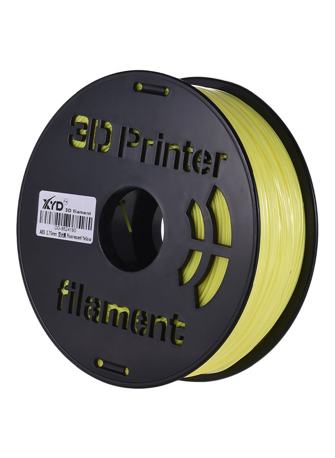 Filament Refill Roll For 3D Printer Yellow 