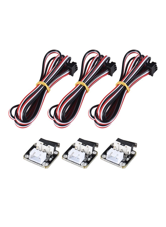 Pack Of 3 ENDSTOP Motion Collision Switch for RAMPS 1.4 RepRap 3D Printer CR-10 CR-10S CR-S4 CR-S Multicolour - Image 1