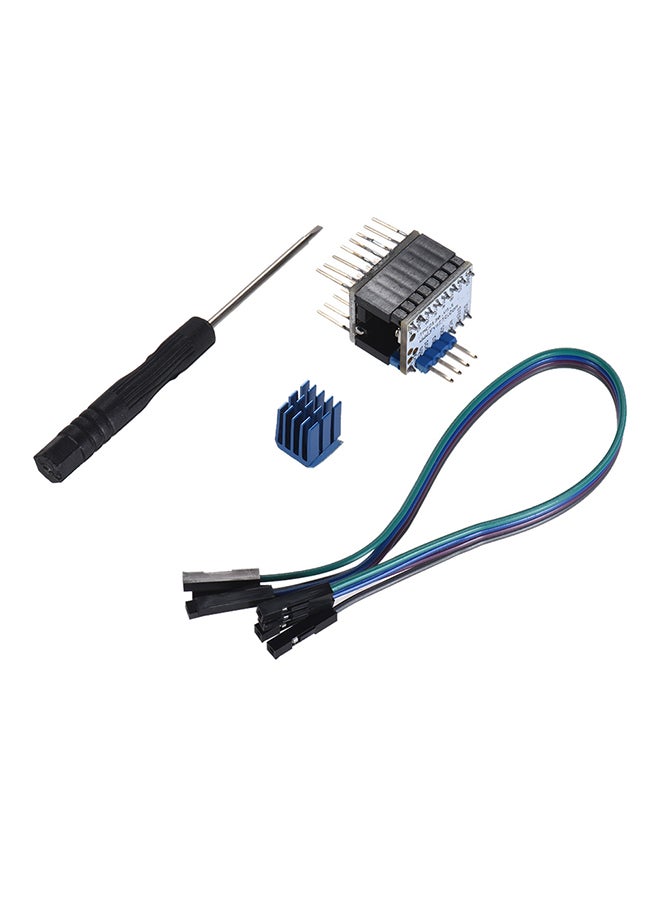 محرك خطوي عالي التجزئة وبدون صوت لوحدة التحكم TMC2130 V1.1 للطابعات ثلاثية الأبعاد أسود - Image 1