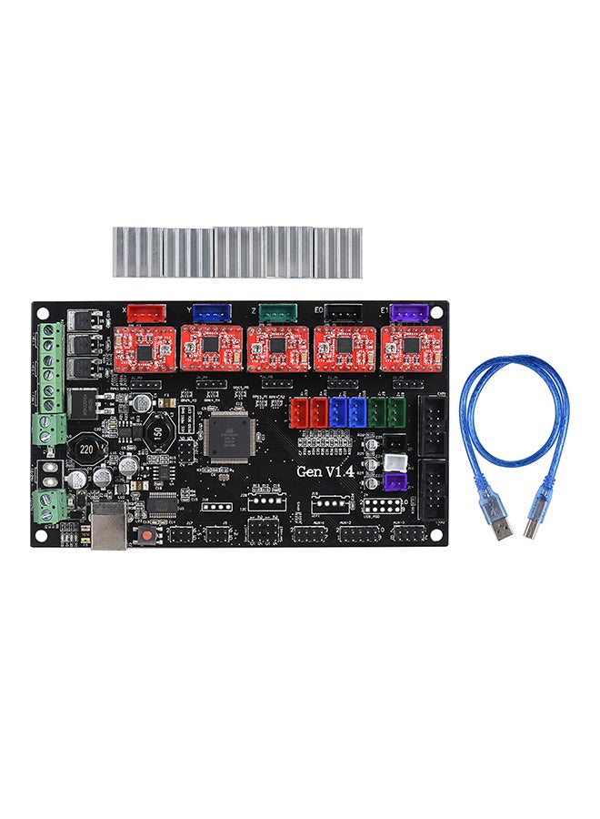 V1.4 Controller Board Integrated Ramps 1.4 For 3D Printer Multicolour