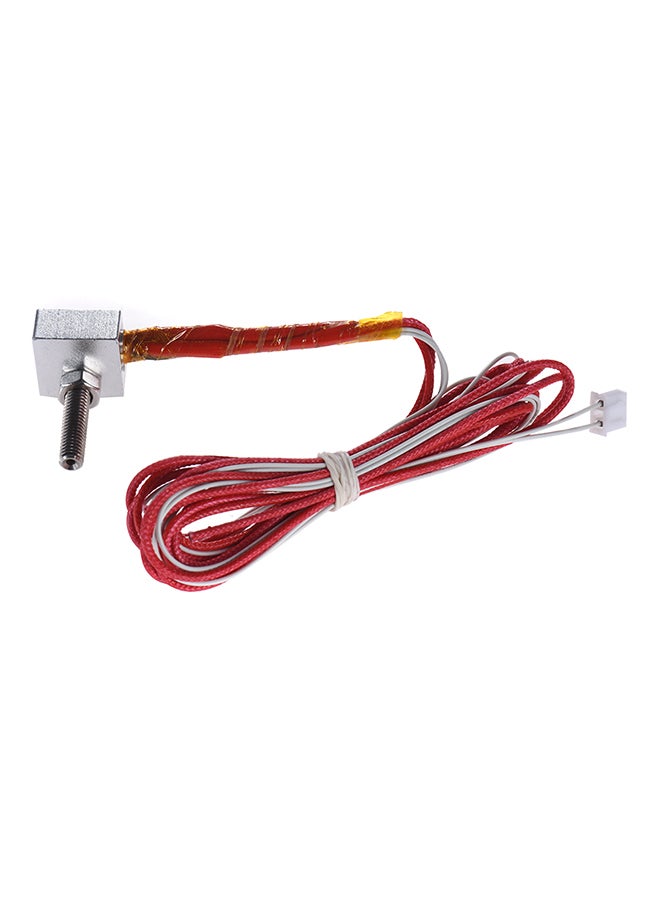 DIY Hot End Aluminium Nozzle And Extruder Throat Red - Image 1