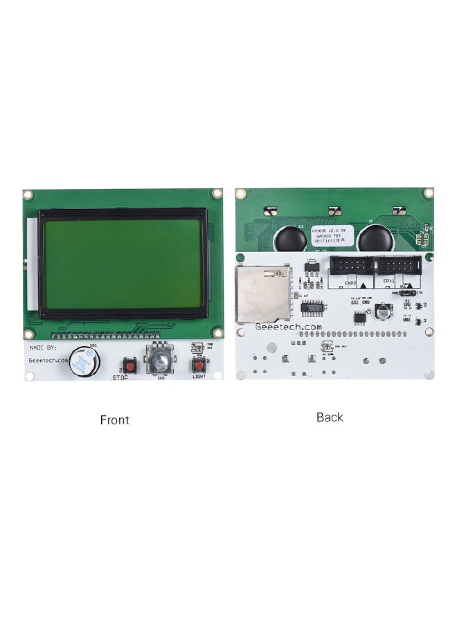 Generic - Smart Controller Display With Adapter Cables For Reprap Ramps Green - Image 1