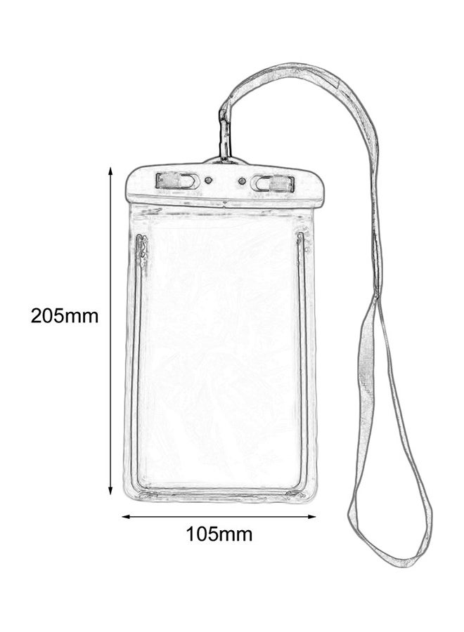 Generic Waterproof Phone Bag With Neck Strap For Swimming Surfing  - Image 3