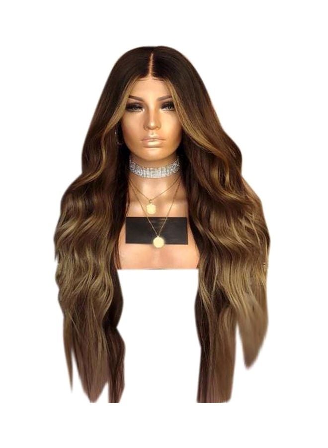 باروكة شعر طويل مموج بني 70سم - Image 1