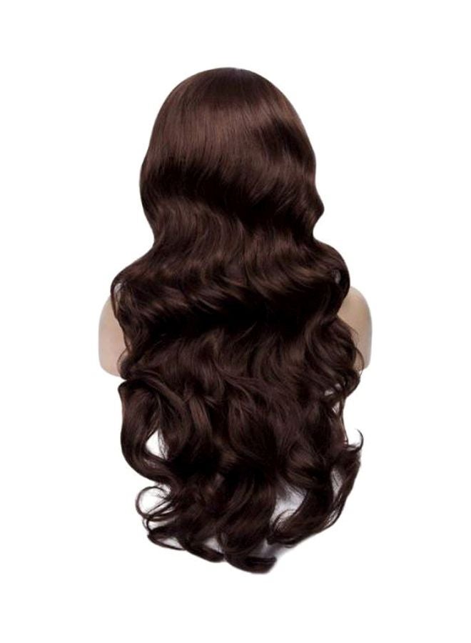Generic Long Wavy Hair Wig Brown 26inch  - Image 2