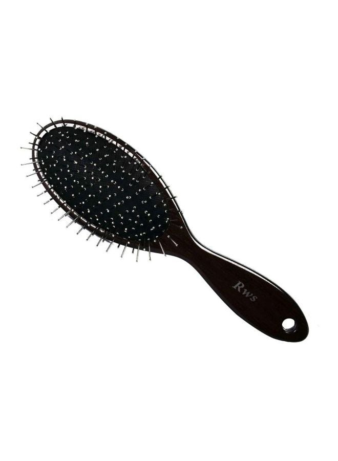 Oval-Shaped Hair Brushes With Metallic Teeth Black - v1561641655/N23436153A_1