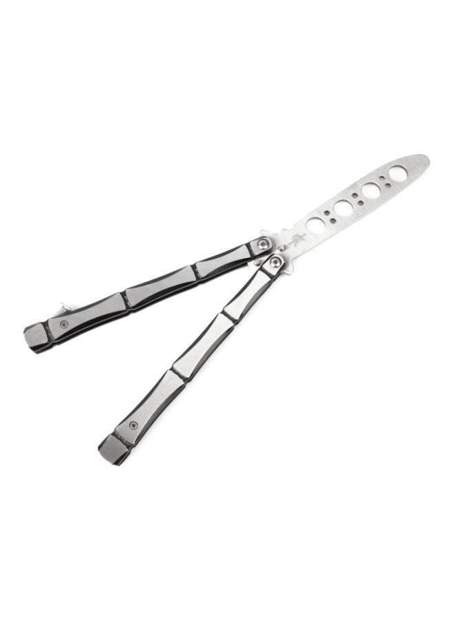 Generic Butterfly Comb Style Knife Trainer Tool Silver - Image 1