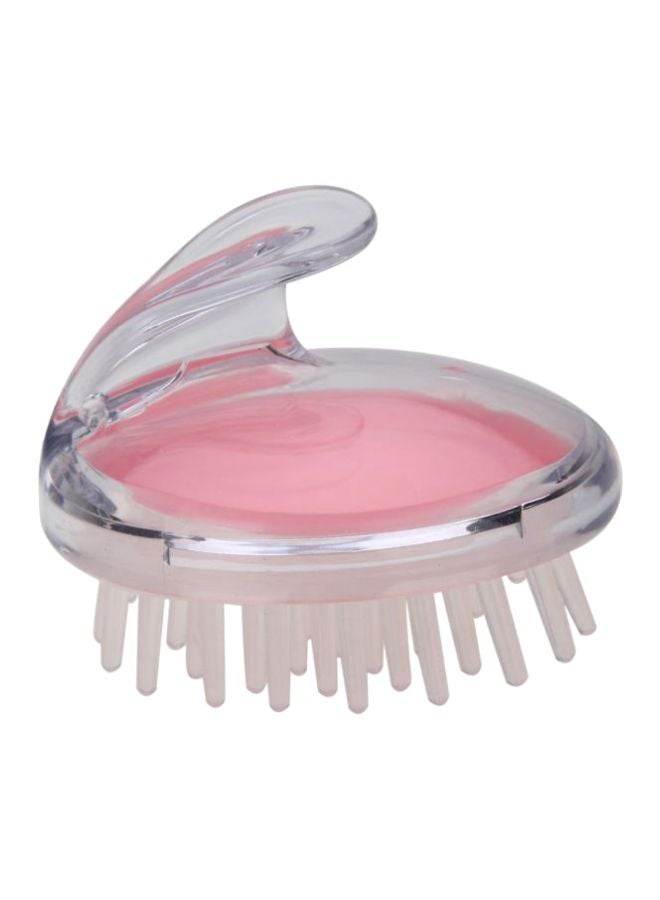 Scalp Massage Brush Silver/Pink - Image 1