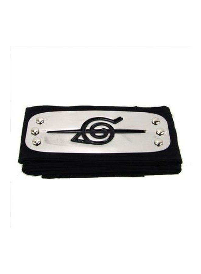 Generic Naruto Akatsuki Itachi Uchiha Headband Black/Silver 