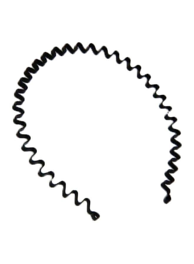 Long Hair Headband Black